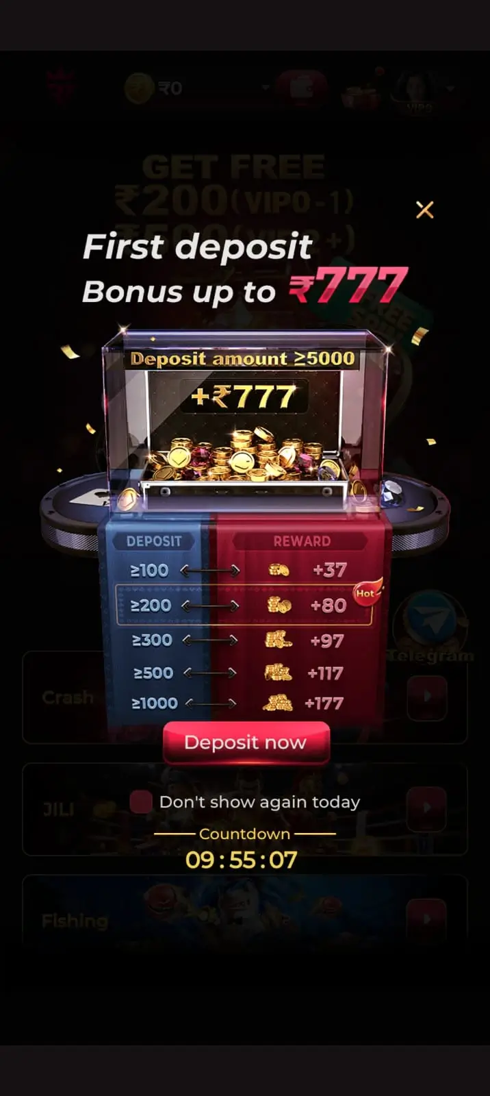 Raja7 Game Download Screen